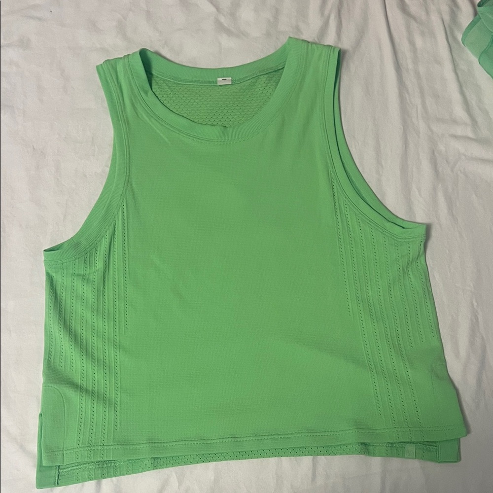Lululemon Green Tank Top